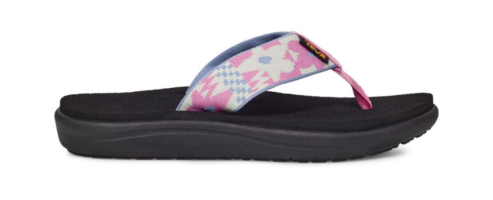 Teva Cesur çiçek Gül çiçeği Voya Flip