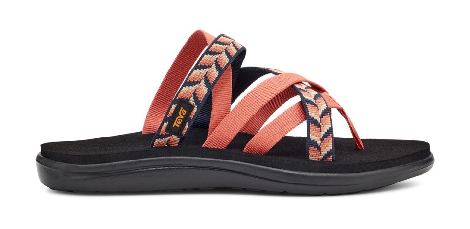 Teva Retro Geometrik Turuncu Voya Zillesa
