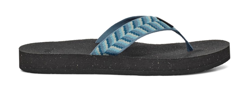 Teva Yeniden çevirme Retro Geometrik Mavi